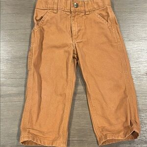 Kids Tan Cargo Pants